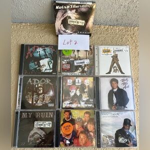 10 CD Mixed Genres / Rap - New Sealed
Old Stock - Lot 2